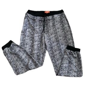 TALLIA | Snake Print Jogger Sweat Pants XL New No Tags Black Gray White